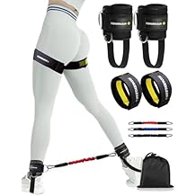 MANUEKLEAR Booty Bands for Working Out Set, Resistance Bands for Women, Gym Workout Equipment with Blood Flow Restriction Bands for Women Leg Glutes Hip Building