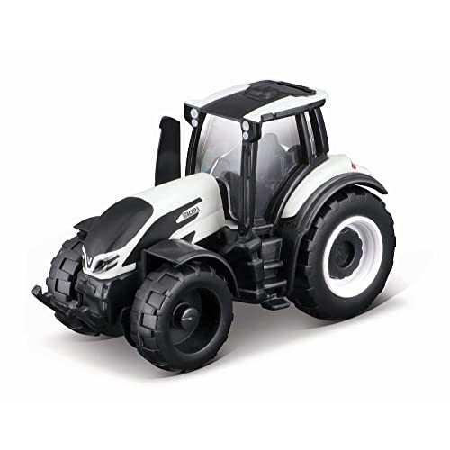 Maisto Mini Working Machines VALTRA M2/Q TRACTOR – 3” – Incredibly Detailed Die-Cast Replica Collectible Model, Grey