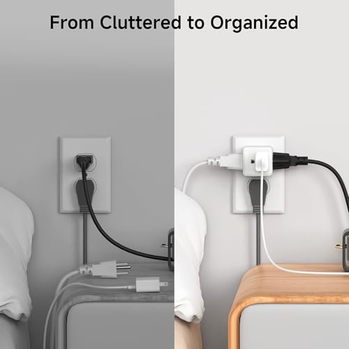 image for [ETL Listed] Cable Matters 3-Pack 3 Outlet Wall Adapter (Grounded Cube