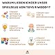 Toys R Wood Musikalisches Stehaufmännchen aus Holz ab 1 Jahr – Montessori Lernspielzeug mit Dreh- & Schaukelfunktion | FSC-zertifiziertes Babyspielzeug mit Einschlafmelodie