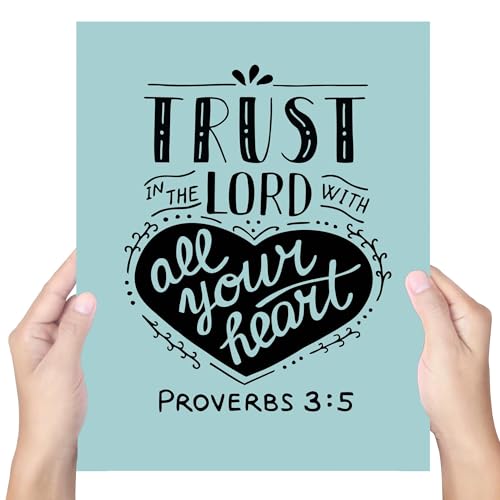 BigWig Prints Bible Verse Prints, Psalm Artwork, Set of 6, 11x17 in by BigWig Prints - Used condition - Image 7