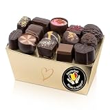 ePralinchen handverarbeitete belgische Luxus-Pralinen | Dark Edition 500g | dunkle Pralinenmischung mit Brownie, Kaffee, Mandeln uvm. | ohne Alkohol | köstliche Schokolade made in Belgium