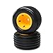 Losi Rib Front Tire Mounted Orange2 Mini JRXT LOS41029