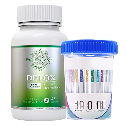 Epic Organic 7 Day Detox | Detox Cleanse Kit | Support for Ultimate Body & Liver Detox | Made in The USA | 42 Capsules