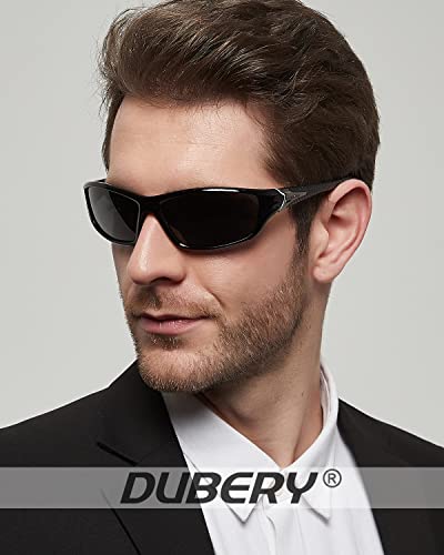 DUBERY Óculos de sol masculinos com lentes polarizadas 100% proteção UV para dirigir ciclismo pesca