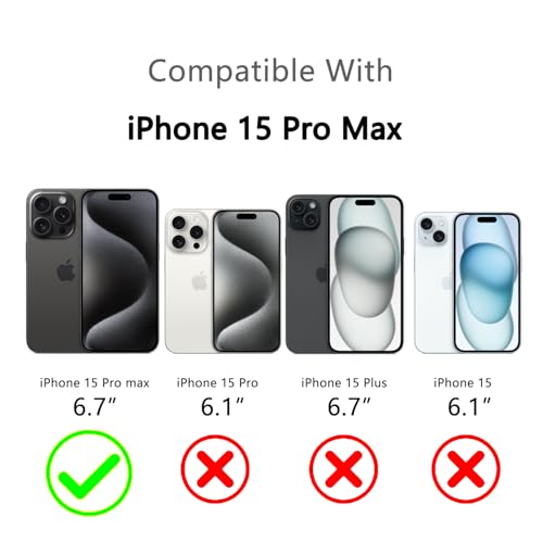 Bastmei for iPhone 15 Pro Max Case 6.7",Extremely Light Ultra-Light Super Slim Camera Protection Hard PC Cover Case for iPhone 15 Pro Max (Ash-Colored) by Bastmei - Used condition - Image 2
