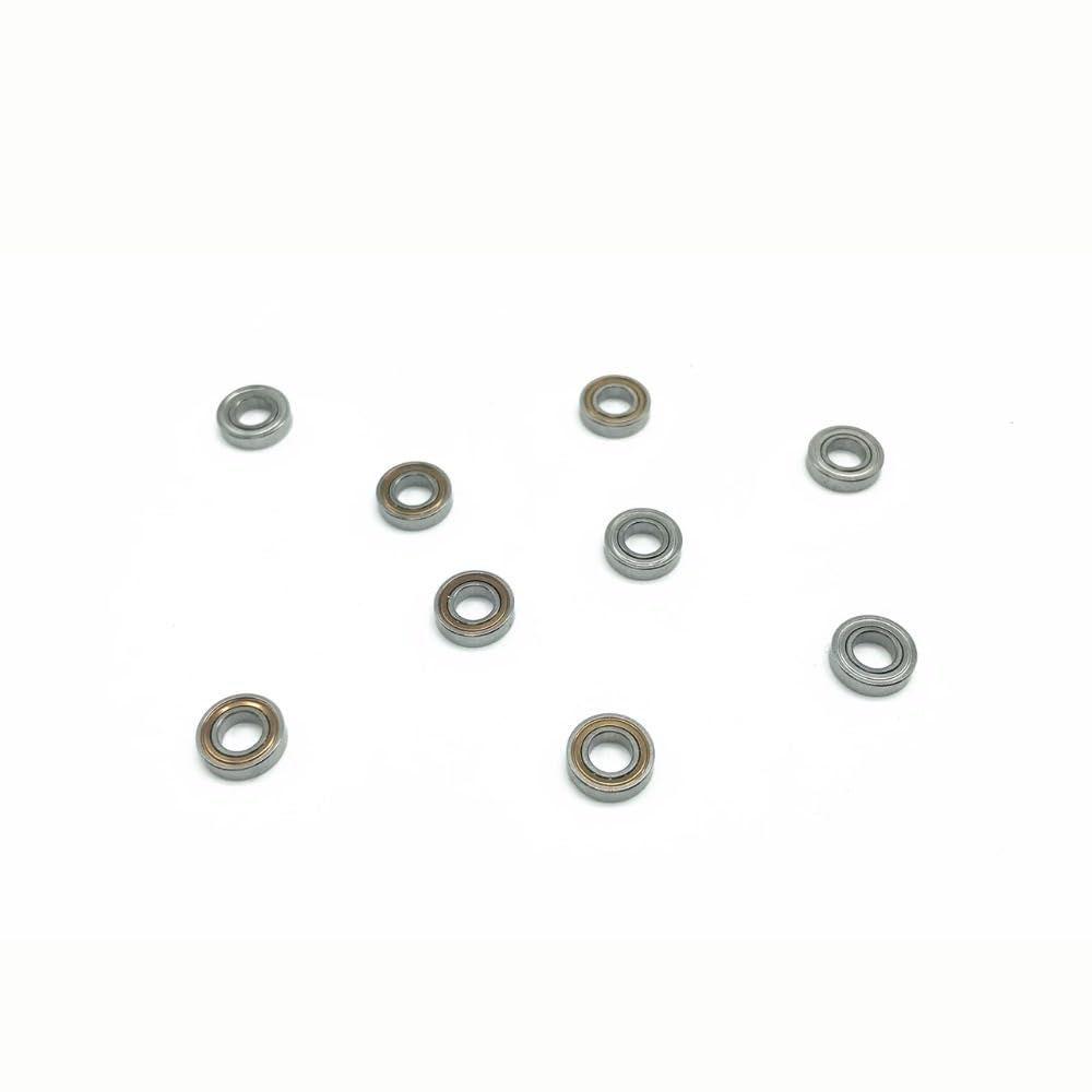 WTEPNQQDI 50Pcs R168ZZ 6.35x9.525x3.175 mm Deep Groove Ball Bearing Miniature R168
