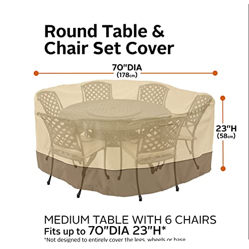 Classic Accessories Veranda Round Patio Set Cover #TOP29