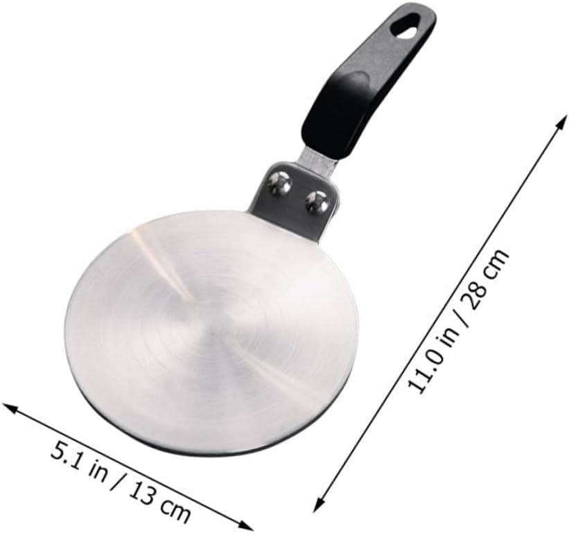 Heat Diffuser Induction Adapter Plate for Glass and Ceramic Cookware Stainless Steel Cooking Tool for Efficient Heat Distribution Induction Stoves