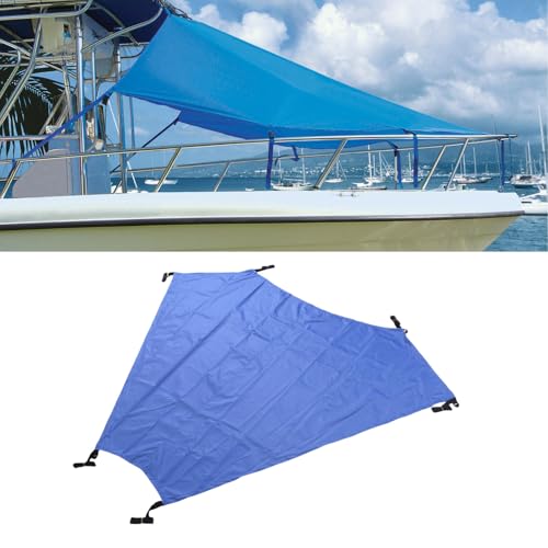LUCKDANO T Top per Barca T Top per Barca Parasole per Prua Copertura Antivento Impermeabile in Tessuto Oxford 600D, Parasole da 6x7,5 Piedi per Canottaggio, Viaggi in Spiaggia e Campeggio (8' X