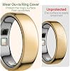 Ultra-Thin Clear Cover Compatible with Ou-ra Ring Gen 5 Size 8: 10 Pack Transparent Invisible Anti-Scratch Protector Skin Films for Ou-ra Ring 5 - 5