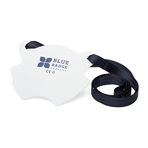 Blue Badge Co sobre la ayuda en azul marino  Calcetín para calcetines, medias y calcetines de Helper  fabricado en Reino Unido