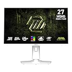 msi MAG 274QRFW X32 27-inch 2560 x 1440 (QHD) Gaming Monitor, 320Hz, Adaptive Sync, HDR Ready, HDMI, VGA Port, VESA Mountable, Tilt, 4-Side Slim Bezel, 0.5ms, White
