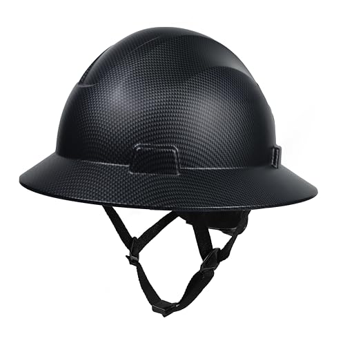GE Hard Hat - Full Brim, Padded, 4-Point Ratchet, Non-Vented, Black Pattern by GE - Used condition - Image 7