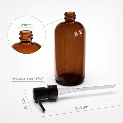 2Pack Black Stainless Steel Soap and Lotion Dispenser Pumps,Soap Dispenser Head Replacement Spare for Regular Bottle Mouth3