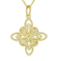 Silver (Gold Plated) - Witches Knot