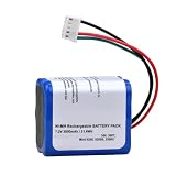 PQUBWMMVA 3000mAh Nimh Battery Akkus ,Compatible for IRobot Braava 380t, 380, 390t, Mint 5200, 5200B, 5200C