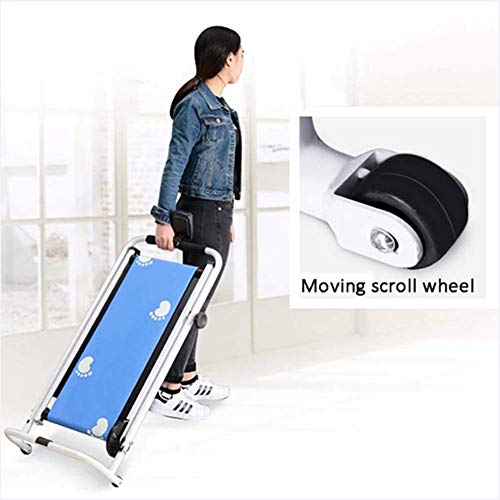 Foto von Klappbares Laufband für Zuhause, Indoor-Fitnessgeräte, Gewichtsverlust, Stepper, Laufmaschine, Haushaltslaufband, tragbares Cardio-Fitness-Training (schwarz)