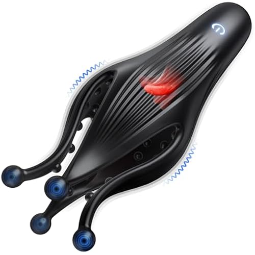 Male Sex Toy Penis Vibrator - EINSEO Male Masturbator Sex Toys for Men Stroker with 10 Licking & Vibrating for Glans Nipple 360° Wrapped Stimulation, Tentacle Vibrator Adult Toy Mens Sex Toys