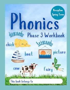 Paperback Phonics Workbook: Phase 3 Digraphs and Trigraphs Book