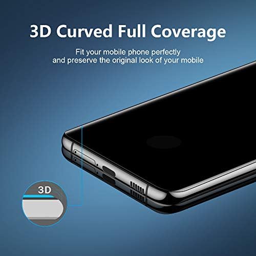 GLASS-M [2 Pack] Tempered Glass Screen Protector for Samsung Galaxy S21 Ultra 5G (6.8"), Full Cover Glass Screen Protector Film, Compatible with 3D Sonic Fingerprint Sensor