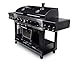 Pit Boss Memphis Ultimate 4-in-1 Kombigrill, schwarz, Stahl/Gusseisen, Smoker, Gas- und Holzkohlegrill