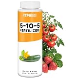 5-10-5 Fertilizer for Plants, Great for Root Vegetables & Flowers, 8oz | Encourages Bulb & Tuber Growth, Enriched With Micronutrients, Ideal for Carrots Beets & Onions, Garden or Container Use