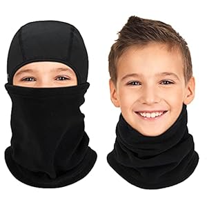 Arcweg Passamontagna Balaclava Invernale Maschera da Sci per Bambini Ragazzi Ragazze Cappuccio Antivento Traspirante Passamontagna Antistatico Moto Calda Elasticità Antivento