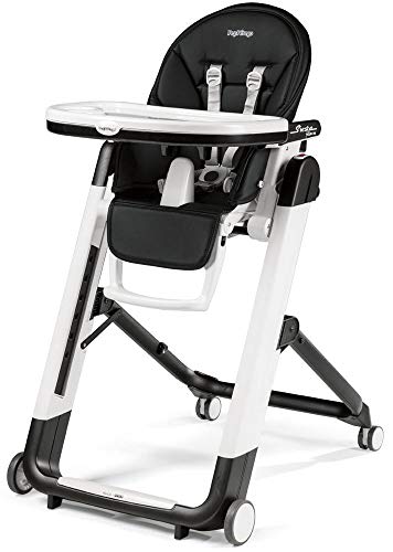 Peg Perego, Siesta Follow Me, Trona multifunción, de 0 meses hasta los 15 kg, negro (Licorice)