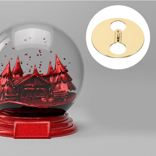 CORHAD オルゴールの部品 オルゴール交換用巻き鍵 2個セット ゴールド 金属製 クリアな音質 DIY取り付け可能 手作り装飾や工芸品に最適 55×10×3.5mm [5]