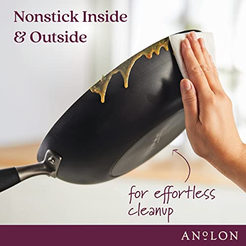 Anolon Advanced Home Hard-Anodized Nonstick Ultimate Pan/Saute Pan, 12-Inch (Onyx) #TOP6