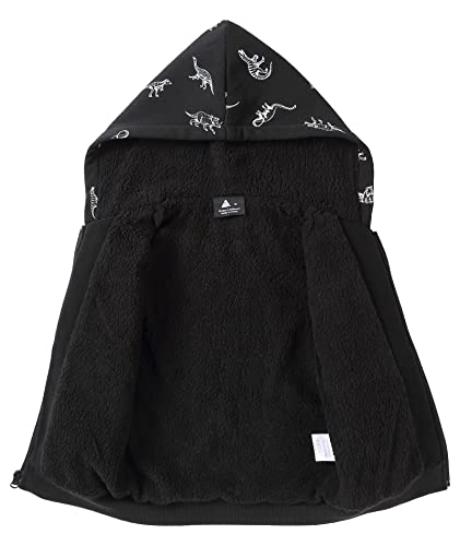 V VALANCH Toddler Dinosaur Sherpa Fleece Jacket #TOP25