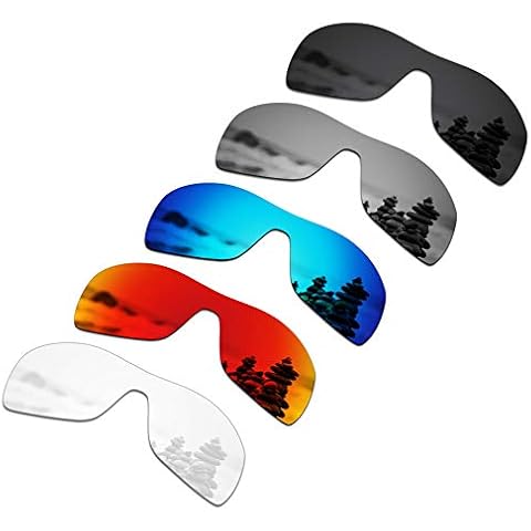 SmartVLT Set of 5 Men's Replacement Lenses for Oakley Antix Sunglass Combo Pack S01 Cover