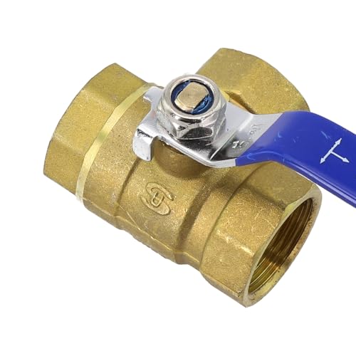 Robinet à boisseau sphérique à 3 voies en laiton à filetage interne - 8