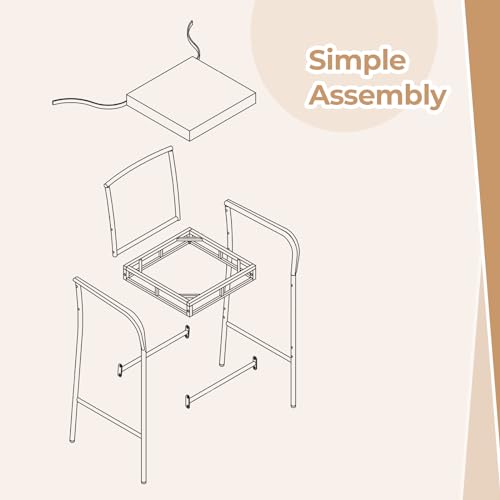 image for COSTWAY Wicker Bar Stools Set of 4, Patio Bar Height Chairs with Cushi