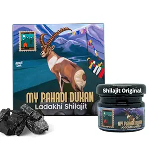 MY PAHADI DUKAN (MPD) 100% Pure Ladakhi Shilajit 20G | Authentic Himalayan Shilajit for Enhanced Stamina, Strength & Endurance | Natural Energy & Immunity Booster | Lab-Tested,Resin
