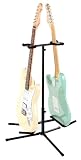 Classic Cantabile Podwójny stojak na gitarę (statyw gitarowy, podwójny stojak, stojak, statyw do akustycznej, gitary elektrycznej i basowej)