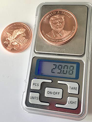 Onza de cobre puro Donald Trump de 39mm redonda coleccionable para numismática 4