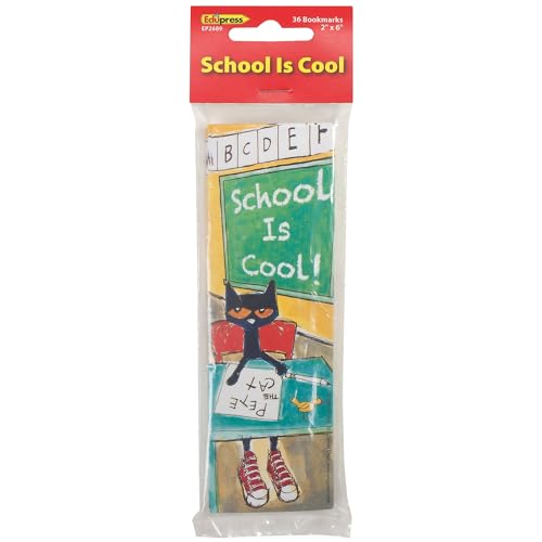 Edupress Pete the Cat School is Cool Bookmarks - EP62689