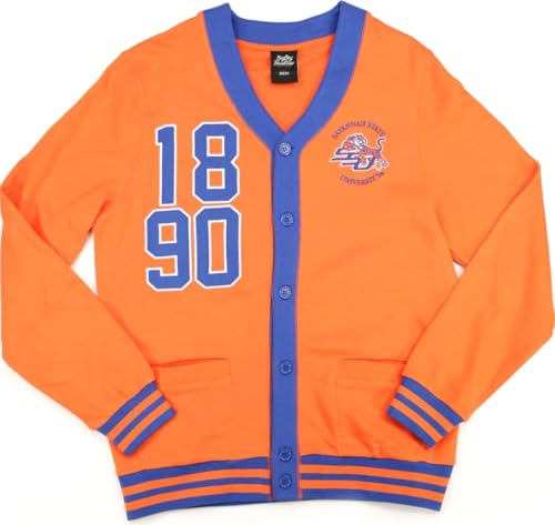 Big Boy Savannah State Tigers S5 Mens Cardigan [Orange] - ID#67413-127-85-0-0