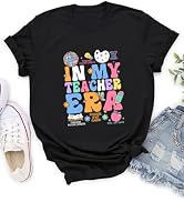 In My Teacher Era T-Shirt For Women - Cute Preschool & Kindergarten Teacher Tee - Soft Comfortable Teaching Life Top 5 thumbnail image