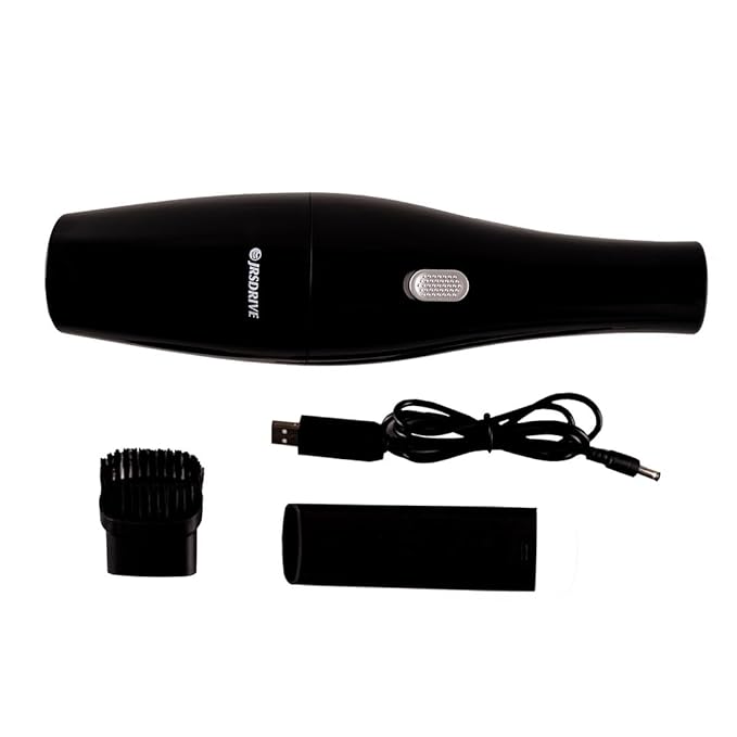 Eastman JRSDrive Multi-Utility Cordless Handheld Car,Home and Pet Hair Vacuum Cleaner, Powerful 40W and 8V Voltage Suction, Black Colour, Long Battery Life, Versatile Cleaning ECV590N