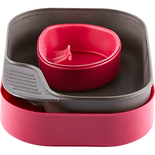Wildo Camp-A-Box Basic Green Essgeschirr, Raspberry
