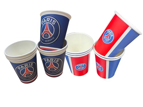 PSG 12 x verre gobelet jetable 25cl Collection officielle PARIS SAINT GERMAIN