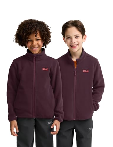 Jack Wolfskin Mädchen Vertigo Fleece Jkt, Amaranth, 176 EU