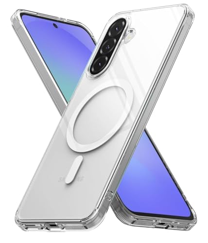 Magnetic Case Designed for Samsung Galaxy A56 5G Case and Galaxy A36: Transparent Scratch Yellowing Resistant Shockproof Bumper Phone Cover - Magnetic Clear