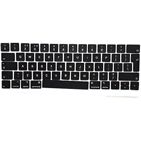 Pardarsey New Replacement Key Cap Set UK Keyboard Replacement Keycaps Keys QWERTY Compatible for MacBook Pro Retina 13" 15'' A1989 A1990 UK Keyboard keys Cover