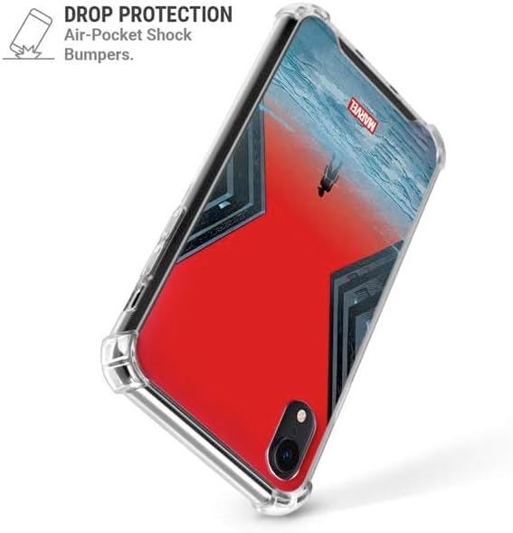 Skinit Clear Phone Case Compatible with iPhone XR - Officially Licensed Marvel Black Widow No More Secrets Design