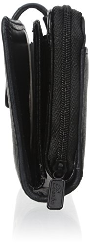 Buxton Women's Heiress Checkbook Wallet, Black, One Size #TOP2