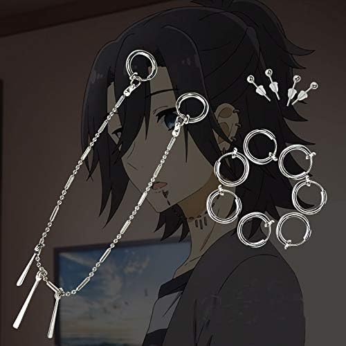 Amazon Co Jp 堀さんと宮村くん 宮村伊澄 コスプレ用タトゥーシール ピアス レディース ピアス イヤリング アクセサリー 穴不要 フェイク ピアス ノンホールピアス フェイク ノンホール 耳穴ある ホビー